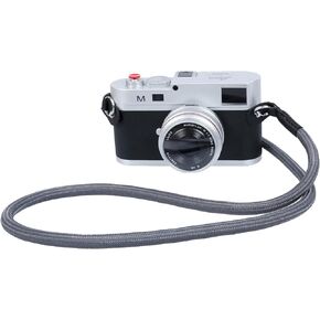 Camera Shoulder Strap Climbing Rope Camera Neck Strap for Mirrorless and DSLR Cameras, with Lens Cap Keeper (Black)
