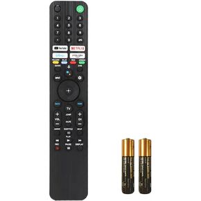 New RMF-TX520U MG3-TX520U Voice Remote Control Compatible with Sony Smart TV KD-43X KD-50X XR-50X XR-55ARB Series with YouTube Netflix Prime Video Keys Replacement Controller