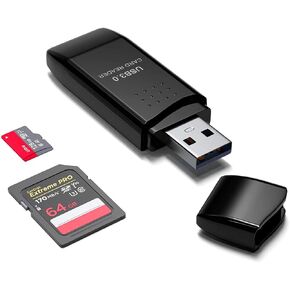 Micro SD Card Reader USB 3.0, ZIYUETEK USB to SD Memory Card Adapter for TF, SD, Micro SD, SDXC, SDHC, MMC, RS-MMC, Micro SDXC, Micro SDHC, UHS-I for Mac, PC, Laptop in Kuwait