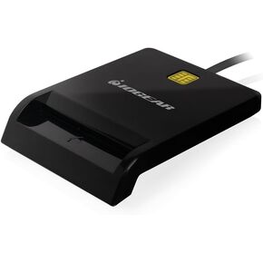 IOGEAR USB Common Access Card (CAC) Reader - EMV Level 1/ 4.1 Compliant - PC/SC version 1.0/2.0 - Class A, B, and C (5V / 3V / 1.8V) - T0, T1 Protocol - Compatible MS USB-CCID Driver - GSR212 in Kuwait