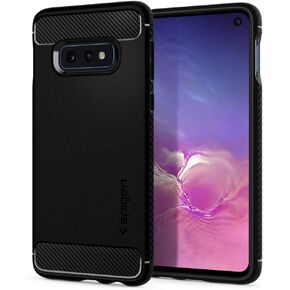 Spigen Rugged Armor Designed for Samsung Galaxy S10e Case (2019) - Matte Black in Saudi Arabia