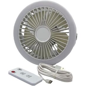 مروحة سطح المكتب القابلة لاعادة الشحن مع اضاءة وجهاز تحكم عن بعد USB من كولكابيس in Kuwait