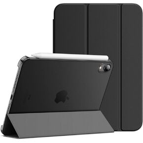 JETech Case for iPad Mini 6 (8.3-Inch, 2021 Model, 6th Generation), Slim Stand Hard Back Shell Smart Cover with Auto Wake/Sleep (Black)