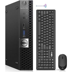 Dell Mini PC OptiPlex 7050 Mini Computers Micro PC,Intel i5-7500 3.4GHz,32GB DDR4 Ram New 512GB M.2 NVMe SSD,AX200 Built-in WiFi 6 Bluetooth 5.2, HDMI,Refurbished Desktop,Windows 10 Pro (Renewed) in Kuwait