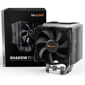 كن هادئاً! مبرد وحدة المعالجة المركزية Shadow Rock TF 2 160W TDP | متوافق مع إنتل 775 / 115x / 1200/1366 / 2011(-3) مربع ILM / 2066 | متوافق مع AMD AM2 / AM3 / AM4 / FM1 / FM2 | أسود | BK003 in Kuwait