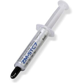 Zalman STC7 Thermal Paste, 4g Superconducting CPU Thermal Grease for All Processors, IC, PC Coolers, Xbox, PS4, Computer Heatsink, Micro-Filler Density Technology, 7.2 W/m-k, 220 Pa.s (ZM-STC7)