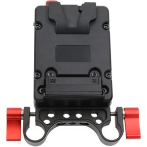 HangTon V Mount Battery Plate V-Lock 15mm Rod Clamp D-tap DC PD USB C Output for Camera Monitor Power Supply Sony Anton Bauer Panasonic Battery