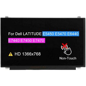 BTSELSS B140XTN02.E for Dell Latitude E5450 E5470 E6440 E7440 E7450 E7470 HD 1366 * 768 30 PINS LCD Non-Touch Screen Replacement Display Panel(NOT for FHD 1920 * 1080) in Saudi Arabia