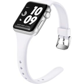 Laffav Slim Band for Apple Watch Bands for Women 40mm 38mm 41mm 42mm in Kuwait