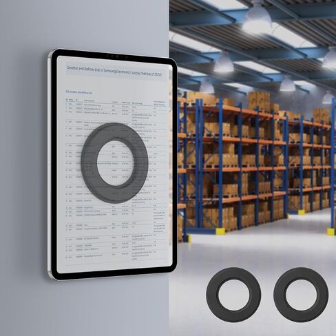 Nillkin 2 PCS Magnetic Tablet Wall Mount Holder for iPad Pro 12.9/10.2 iPad Air 5 4 3 Magnetic iPad Holder Stand for Car Piano Refrigerator whiteboard (Black) in Kuwait