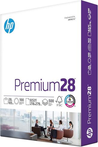 ورق طابعة HP | 8.5 × 11 ورقة | قسط 28 رطل | 1 رزمة - 500 ورقة | 100 برايت | صنع في الولايات المتحدة الأمريكية - معتمد من مجلس رعاية الغابات (FSC) | 205200 ر in Kuwait