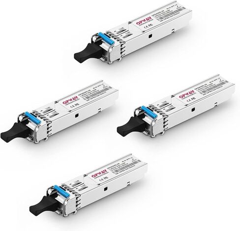 Tongyu 1000BASE-LX SFP إلى LC وضع واحد 1.2G وحدة إرسال واستقبال ألياف لـ Cisco، TP-Link، Huawei، Meraki، Ubiquiti، Mikrotik، Fortinet، D-Link، Supermicro in Kuwait