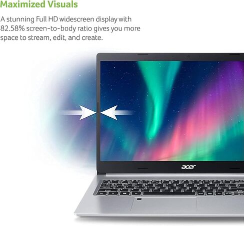 acer Aspire 5 Slim Laptop, 15.6" FHD IPS, AMD Ryzen 3 3350U Quad-Core Mobile Processor, 20 GB DDR4 RAM, 1 TB SSD, WiFi 6, Backlit KB, Fingerprint Reader, HDMI, Amazon Alexa, Windows 11 in Saudi Arabia