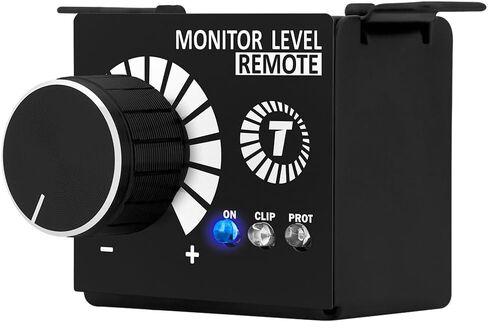 Taramps Monitor Level Remote Controller Volume Regulator Bass Knob Exclusively for Taramps Specific Amplifier, Volume Remote, Black, Small, Adjuster Integrated LEDs: On, Clip and Protection. in Saudi Arabia