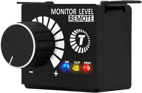 Taramps Monitor Level Remote Controller Volume Regulator Bass Knob Exclusively for Taramps Specific Amplifier, Volume Remote, Black, Small, Adjuster Integrated LEDs: On, Clip and Protection. in Saudi Arabia