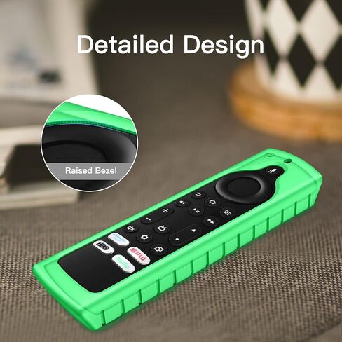 Fintie Silicone Case for Fire TV Alexa Voice Remote Enhanced, Dark Cyan in Saudi Arabia