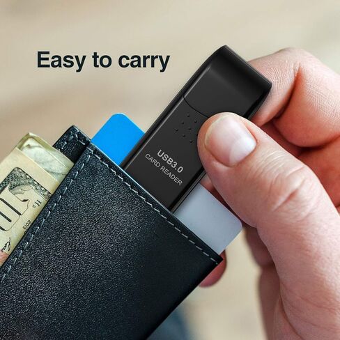 Micro SD Card Reader USB 3.0, ZIYUETEK USB to SD Memory Card Adapter for TF, SD, Micro SD, SDXC, SDHC, MMC, RS-MMC, Micro SDXC, Micro SDHC, UHS-I for Mac, PC, Laptop in Kuwait