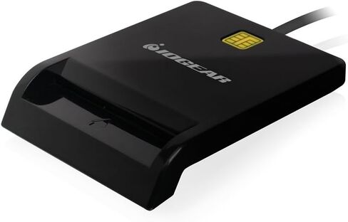 IOGEAR USB Common Access Card (CAC) Reader - EMV Level 1/ 4.1 Compliant - PC/SC version 1.0/2.0 - Class A, B, and C (5V / 3V / 1.8V) - T0, T1 Protocol - Compatible MS USB-CCID Driver - GSR212 in Saudi Arabia