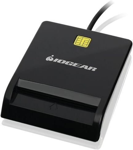 IOGEAR USB Common Access Card (CAC) Reader - EMV Level 1/ 4.1 Compliant - PC/SC version 1.0/2.0 - Class A, B, and C (5V / 3V / 1.8V) - T0, T1 Protocol - Compatible MS USB-CCID Driver - GSR212 in Saudi Arabia