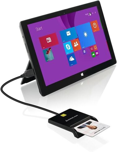 IOGEAR USB Common Access Card (CAC) Reader - EMV Level 1/ 4.1 Compliant - PC/SC version 1.0/2.0 - Class A, B, and C (5V / 3V / 1.8V) - T0, T1 Protocol - Compatible MS USB-CCID Driver - GSR212 in Saudi Arabia