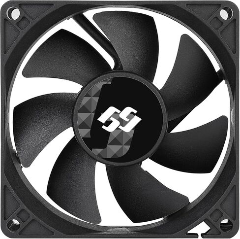 مروحة Bgears b-BlasterPWM 80 مم 2 محمل كروي PWM مع تدفق هواء فائق يبلغ 98 CFM. UL، CE، FCC، RoHS، الوصول إلى مروحة PWM عالية السرعة المعتمدة in Kuwait