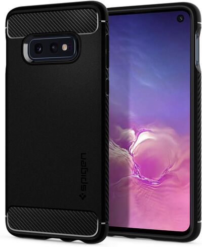 Spigen Rugged Armor مصمم لحافظة Samsung Galaxy S10e (2019) - أسود مطفي in Saudi Arabia