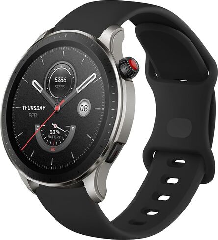 حزام بديل لساعة Amazfit GTR 4 / GTR 3 Pro/GTR 3 / GTR 2e / GTR 2 / GTR 47 مم / Amazfit Bip 5 الذكية، 22 مم من السيليكون الناعم أساور معصم رياضية بديلة للرجال والنساء in Kuwait