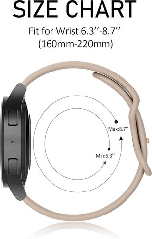 Replacement Band for Amazfit GTR 4 / GTR 3 Pro/GTR 3 / GTR 2e / GTR 2 / GTR 47mm / Amazfit Bip 5 Smart Watch, 22mm Soft Silicone Smartwatch Wristbands Replacement Sport Strap for Men & Women in Kuwait