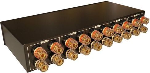 زوج مكبر صوت 4 مناطق عالي الطاقة مع مقابس موز مطلية بالذهب بدرجة اوديوفيلي in Kuwait