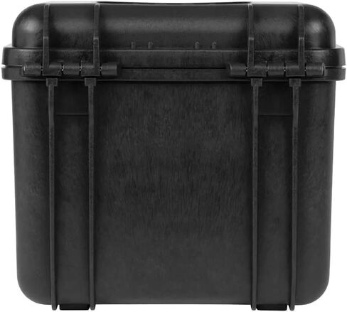 حافظة صلبة مقاومة للاحوال الجوية ومضادة للصدمات 112180 بتصنيف IP67 لمقاومة المياه والغبار، حماية من الماء لعمق 1 متر مع فوم قابل للتخصيص من مونو برايس - 7.48 × 6.69 × 2.36، لتر واحد، لون اسود in Kuwait