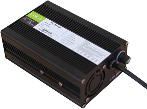 54.6V 2A Charger for 13S 48V Lithium Li-ion Battery Pack with DC 5.5x2.1mm / 5.5x2.5mm Plug in Kuwait