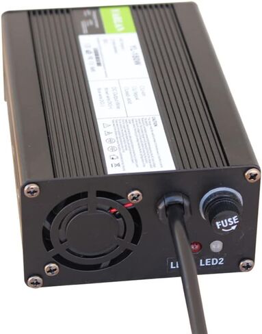 54.6V 2A Charger for 13S 48V Lithium Li-ion Battery Pack with DC 5.5x2.1mm / 5.5x2.5mm Plug in Kuwait