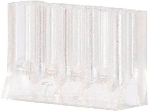 قابس Monoprice 8P8C RJ45 مع حشوات لكابل إيثرنت صلب Cat6 - أبيض (100 قطعة/العبوة) اتصالات مطلية بالذهب in Kuwait