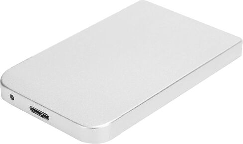 قرص صلب متنقل YD0004 USB إلى 3.0 2.5 بوصة محمول، 80G 120G 250G 320G 500G سعة 1TB 2TB خارجي شامل لشاشات الكمبيوتر واللاب توب، فضي (80G) in Kuwait