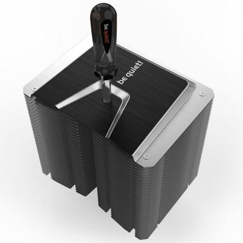 كن هادئاً! مبرد وحدة المعالجة المركزية Shadow Rock TF 2 160W TDP | متوافق مع إنتل 775 / 115x / 1200/1366 / 2011(-3) مربع ILM / 2066 | متوافق مع AMD AM2 / AM3 / AM4 / FM1 / FM2 | أسود | BK003 in Kuwait