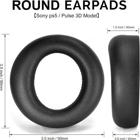 PS5 Cooling Gel Ear Pads - defean Replacement Ear Cushion Cover Cushion Compatible with Sony ps5 Wireless Headphone, Pulse 3D Wireless Headset, Vsilky Cool Fabric, High-Density Noise Cancelling Foam in Kuwait