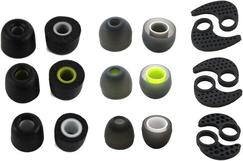 زوتيك مجموعة ملحقات زوتيك لسماعات الرأس الرياضية بلوتوث JayBird BlueBuds X وX2 وX3 (إيرجلز) in Saudi Arabia
