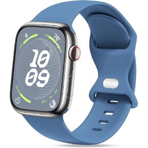 STG Sport Silicone Bands Compatible with Apple Watch Band Ultra 3/2/1 49mm, Series 11/10 46/42mm, 9/8/7 45/41mm, SE 6/5/4 44/40mm, 3/2/1 42/38mm S/M M/L for Women Men in Saudi Arabia