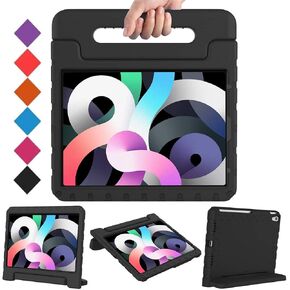BMOUO 2022 iPad Air 5th Generation (10.9 Inch) Kids Case, 2020 iPad Air 4th Generation Kids Case, iPad Air 5/4 Case, Shockproof Convertible Handle Stand Case for iPad Air 5th/4th Gen 10.9 inch, Black in Kuwait