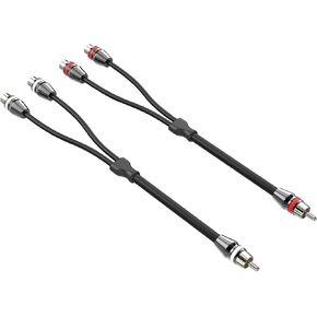 1ft RCA 1 Male to 2 Female Audio Speaker Y Adapter Splitter Cable in Kuwait