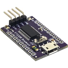 risingsaplings FT232RL Micro USB to TTL Serial Converter Adapter Module 3.3V FT232 Breakout Board in Saudi Arabia