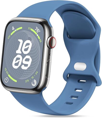 STG Sport Silicone Bands Compatible with Apple Watch Band Ultra 3/2/1 49mm, Series 11/10 46/42mm, 9/8/7 45/41mm, SE 6/5/4 44/40mm, 3/2/1 42/38mm S/M M/L for Women Men in Saudi Arabia