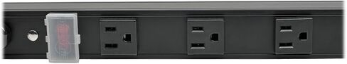 Eaton Tripp Lite PS2408 8-Outlet Long Power Strip for Dorm Room Workbench Shop and Garage, Industrial Heavy Duty Metal Housing, 15ft Long Extension Cord, 12in Length, Mountable/Wall Mount in Kuwait