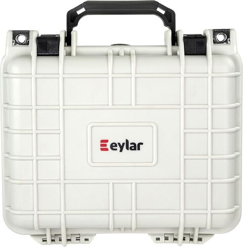 معدات Eylar صغيرة مقاس 10.62 بوصة، ومعدات، وحقيبة كاميرا صلبة مقاومة للماء مع رغوة (أسود) بمعايير TSA in Kuwait