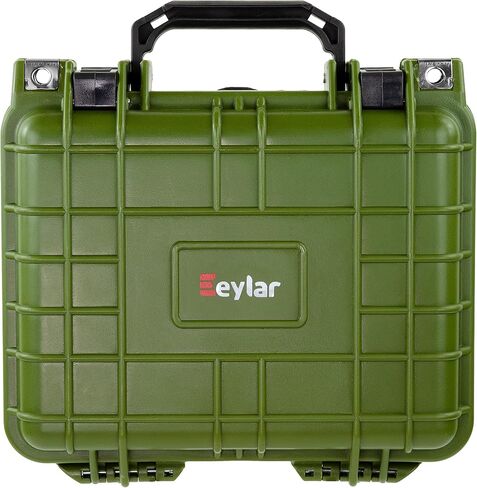 Eylar Small 10.62" Gear, Equipment, Hard Camera Case Waterproof with Foam (Black) TSA Standards in Saudi Arabia
