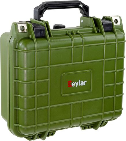 Eylar Small 10.62" Gear, Equipment, Hard Camera Case Waterproof with Foam (Black) TSA Standards in Saudi Arabia