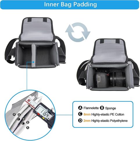 Cwatcun Carrying Camera Bag for Polaroid Box Camera,Camera Bag Case Compatible with Polaroid Originals OneStep+, Onestep 2, Now I-Type Instant, Polaroid 600 Film Camera. in Kuwait