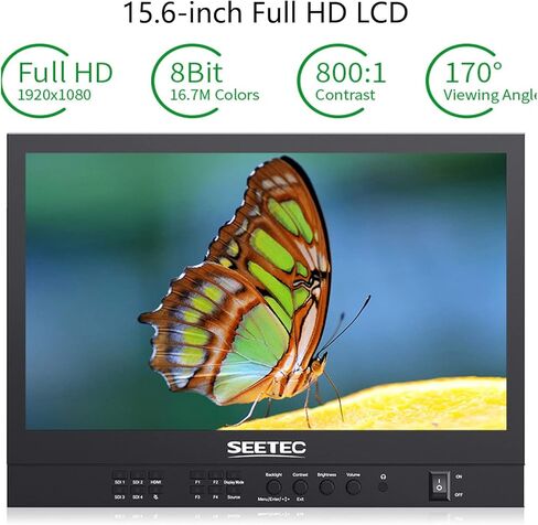 سيتيك شاشة مخرج كاميرا متعددة محمولة 15.6 انش ATEM156S-CO 4 × مخرج مدخل 3G-SDI HDMI FHD 1920x1080 in Kuwait