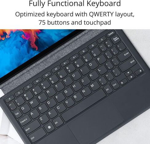 غطاء نوع لوحة المفاتيح لجهاز Lenovo Xiaoxin Pad Pad Plus P11 P11 Plus، غطاء نوع لوحة اللمس 2 في 1 مع لوحة مفاتيح لاسلكية قابلة للفصل مغناطيسيًا بتصميم QWERTY لجهاز Lenovo in Kuwait