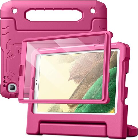 JETech Kids Case for Samsung Galaxy Tab A7 Lite 8.7-Inch 2021 (SM-T227/T225/T220) with Built-in Screen Protector, Shockproof Full-Body Handle Stand Tablet Protective Cover (Black) in Kuwait